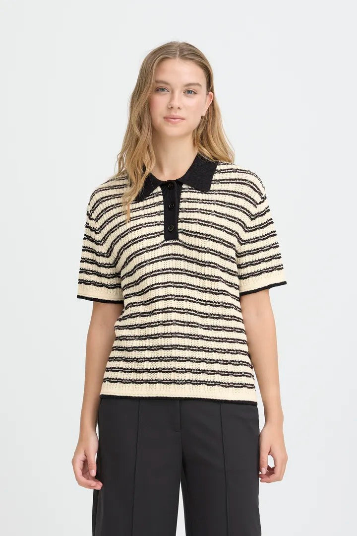 Chany Top - Birch With Black