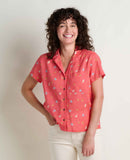 Camp Cove Short Sleeve Shirt - Crabapple Print