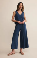 Solace Jersey Denim Top - Indigo