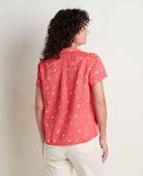 Camp Cove Short Sleeve Shirt - Crabapple Print