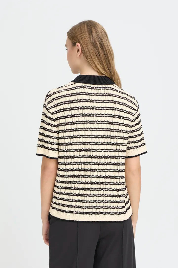 Chany Top - Birch With Black
