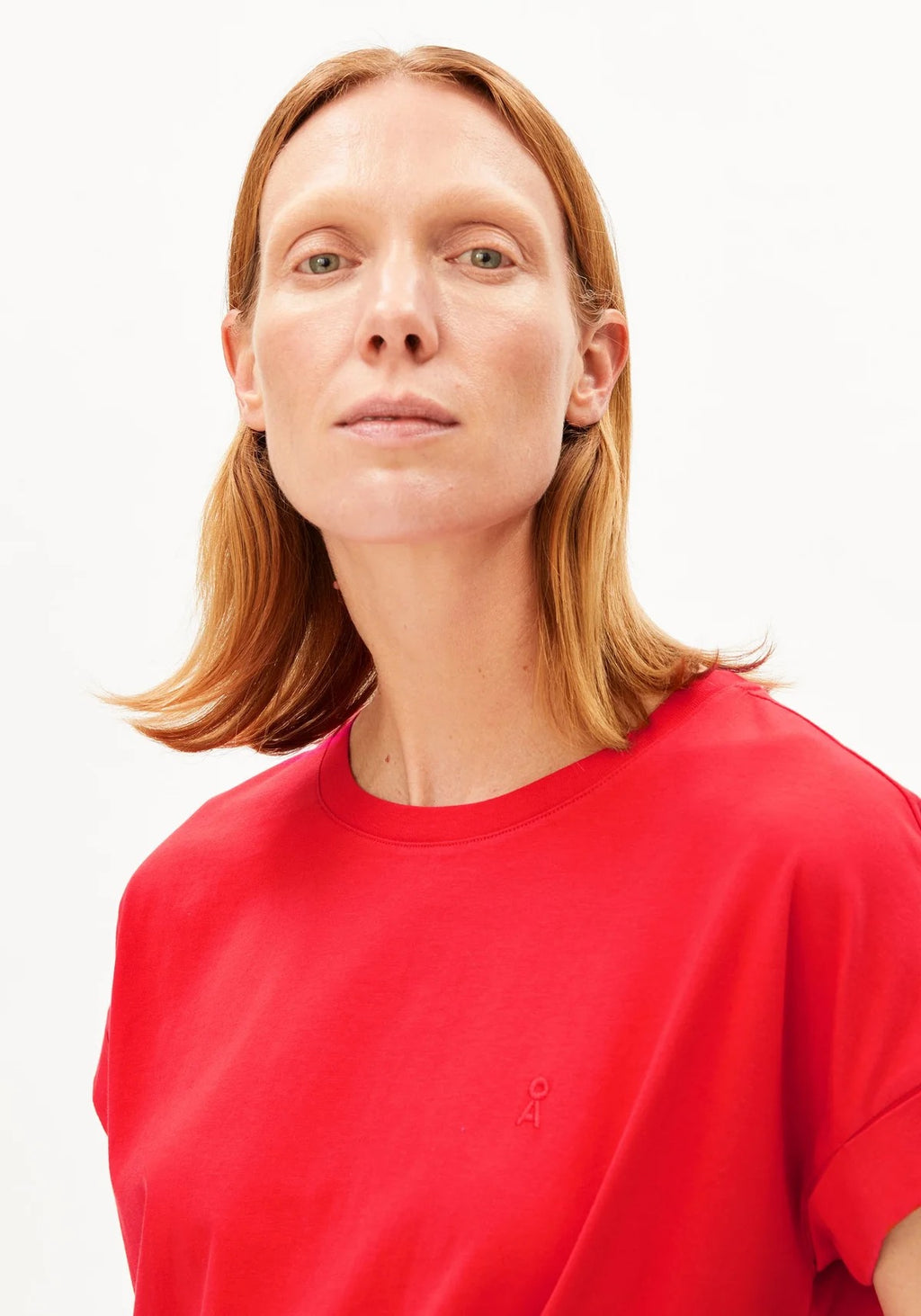 Idaara Organic Cotton T Shirt - Mars Red