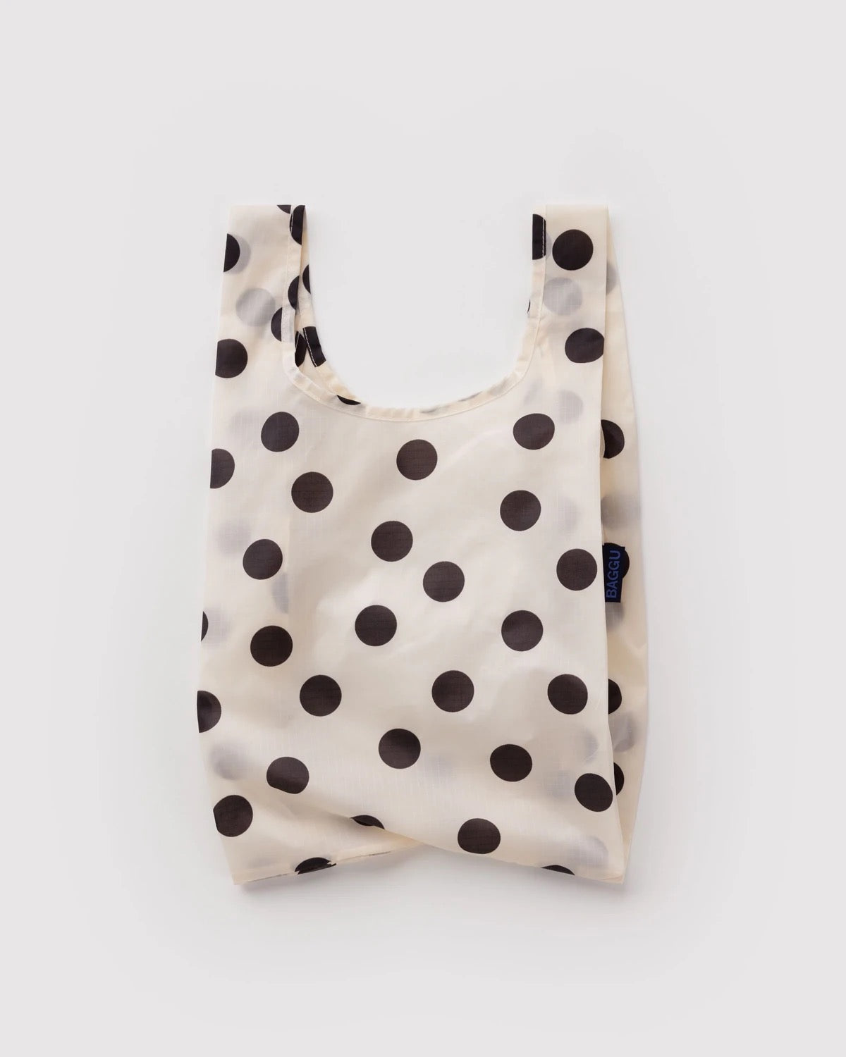 Baby Baggu - Cream & Black Polka Dot
