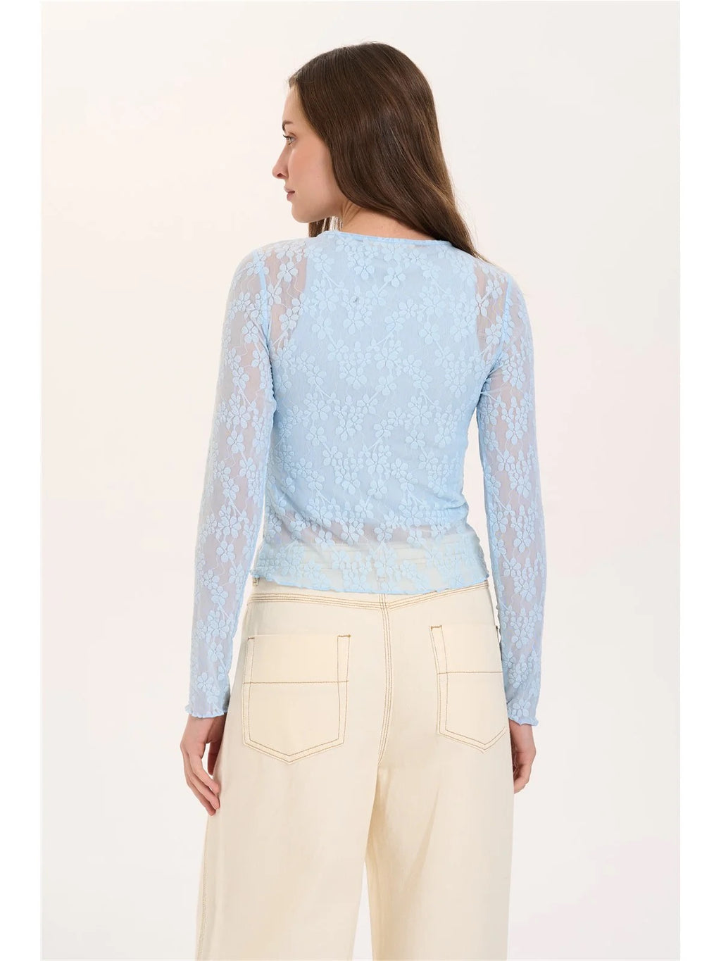Sheer Lace Cardigan