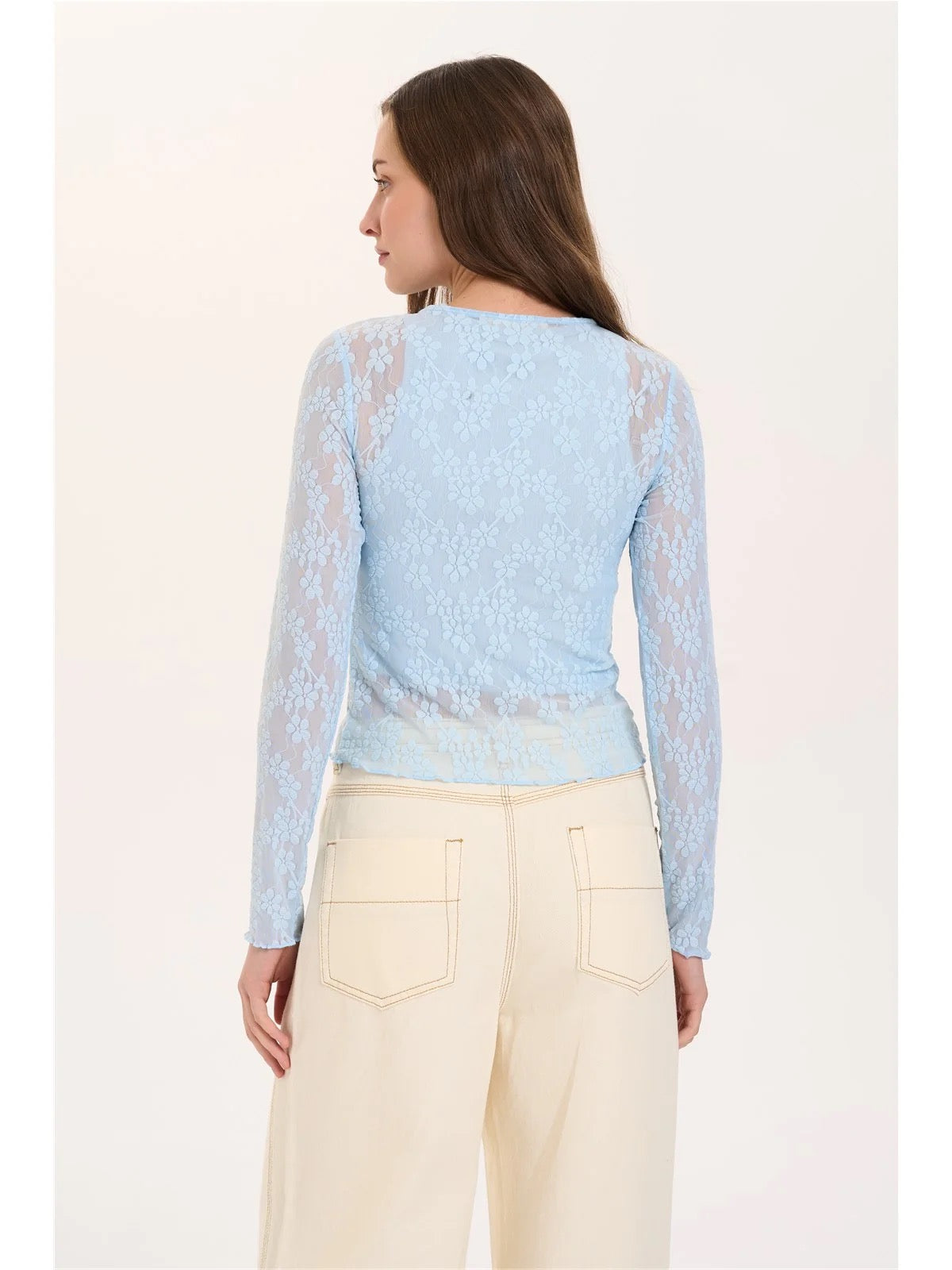 Sheer Lace Cardigan