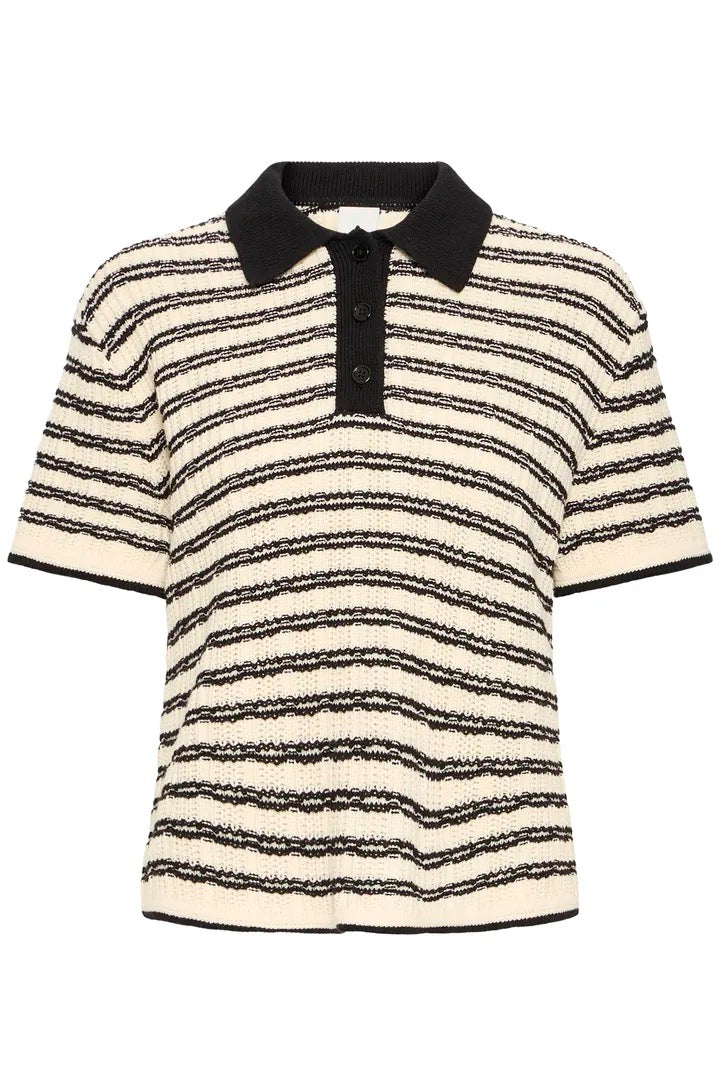 Chany Top - Birch With Black