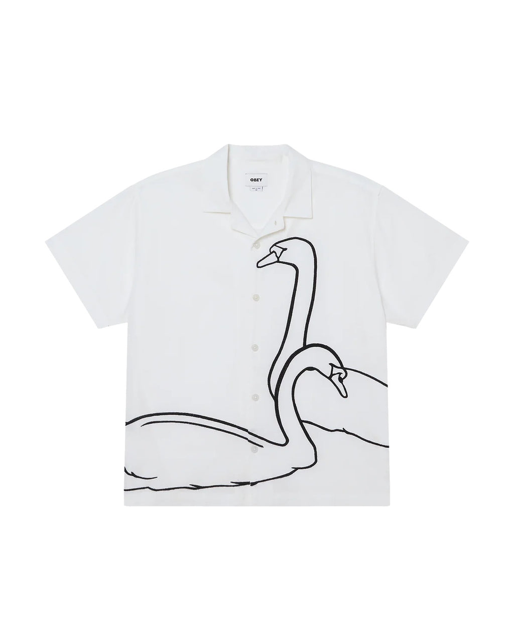 Cliff Embroidered Woven - White