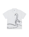 Cliff Embroidered Woven - White