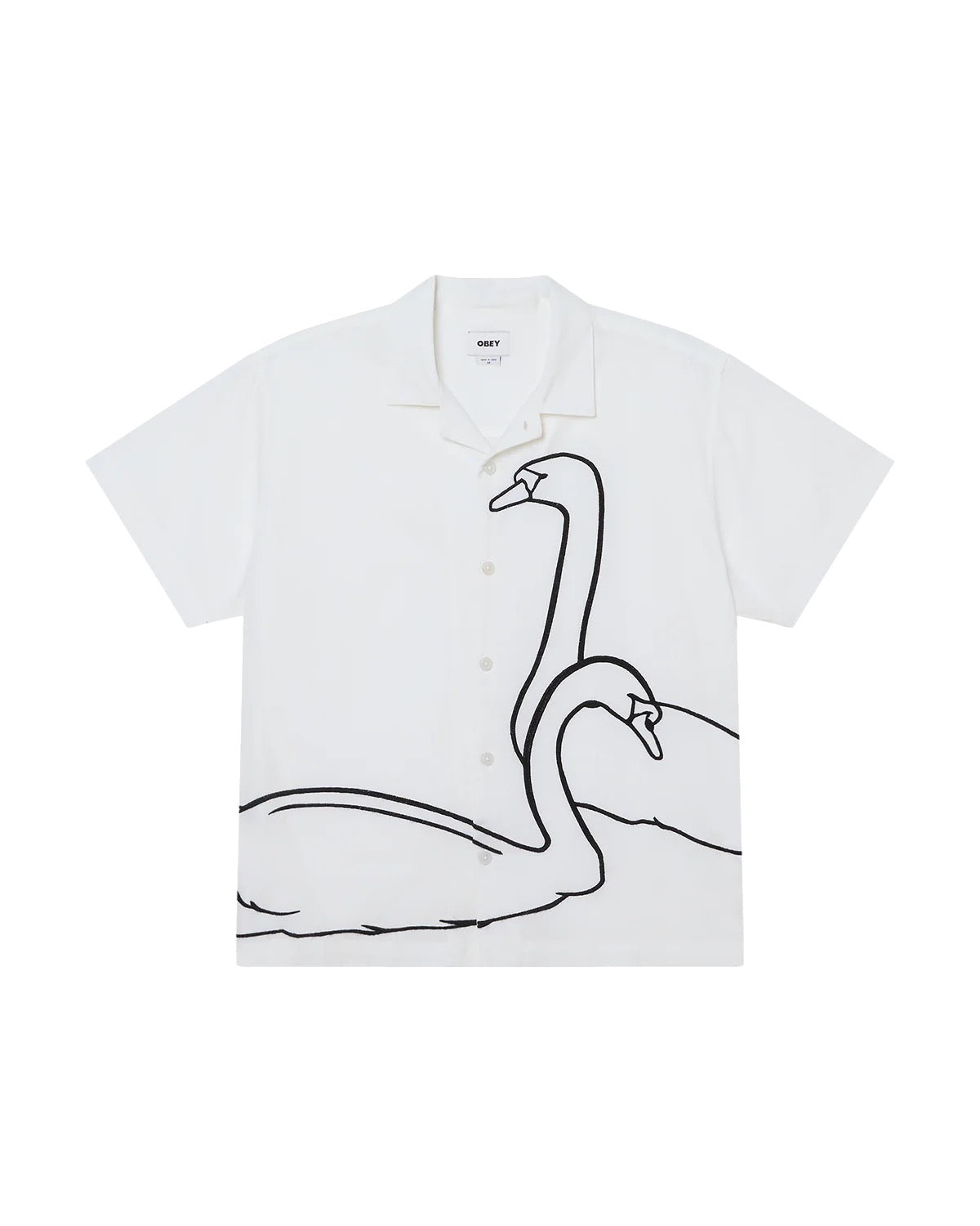 Cliff Embroidered Woven - White