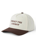Forget The Cowboy NetPlus Adjustable Hat - Chocolate/Off White