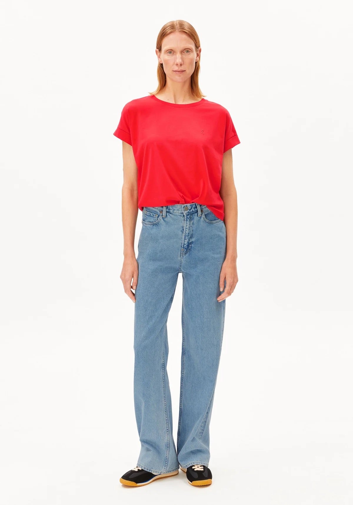 Idaara Organic Cotton T Shirt - Mars Red