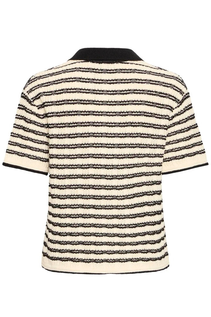 Chany Top - Birch With Black