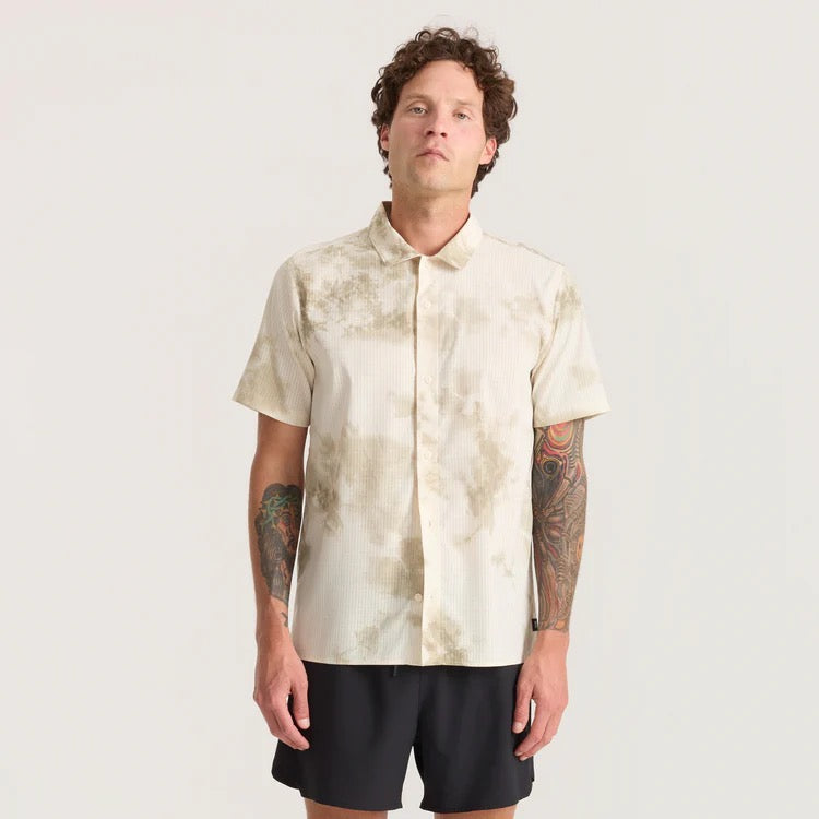 Bless Up Trail Shirt - Ivory Crystal Wash