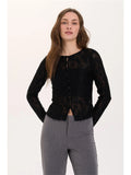 Sheer Lace Cardigan