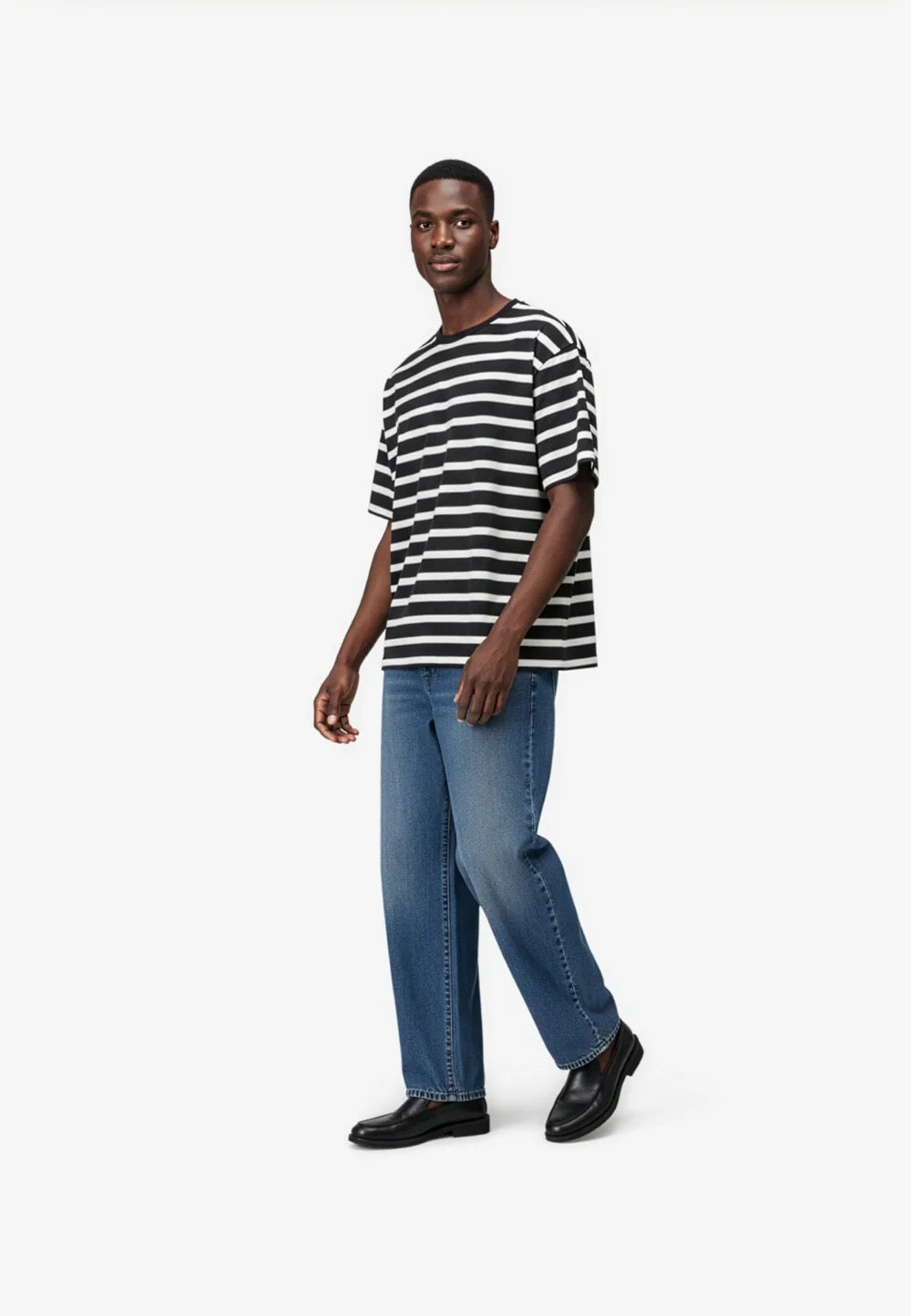 Dorian BXY YD Stripe Tee - Black