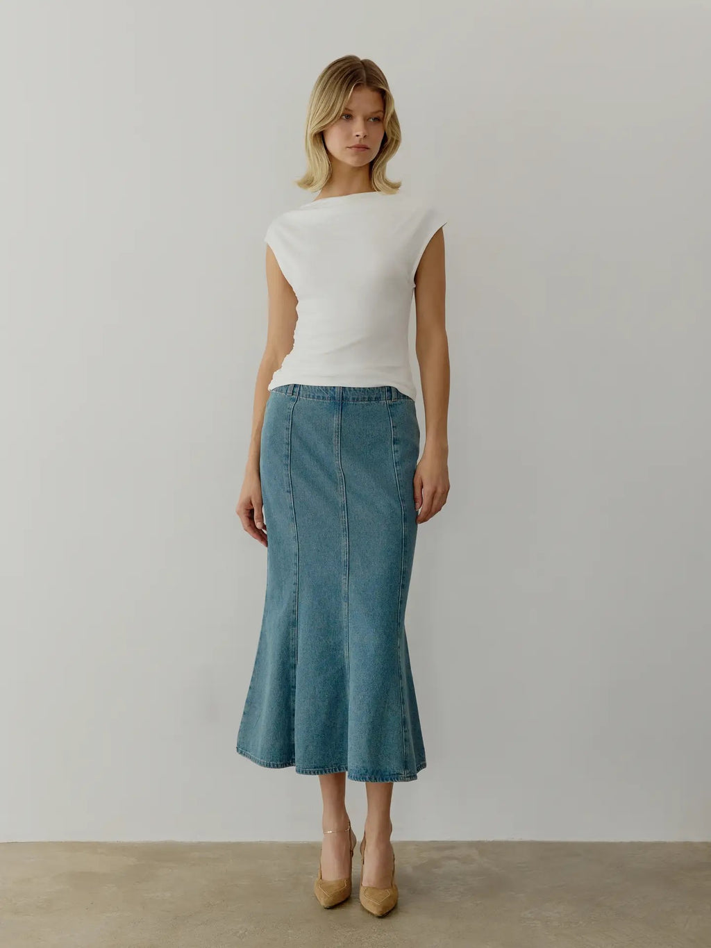 The Areis Denim Skirt