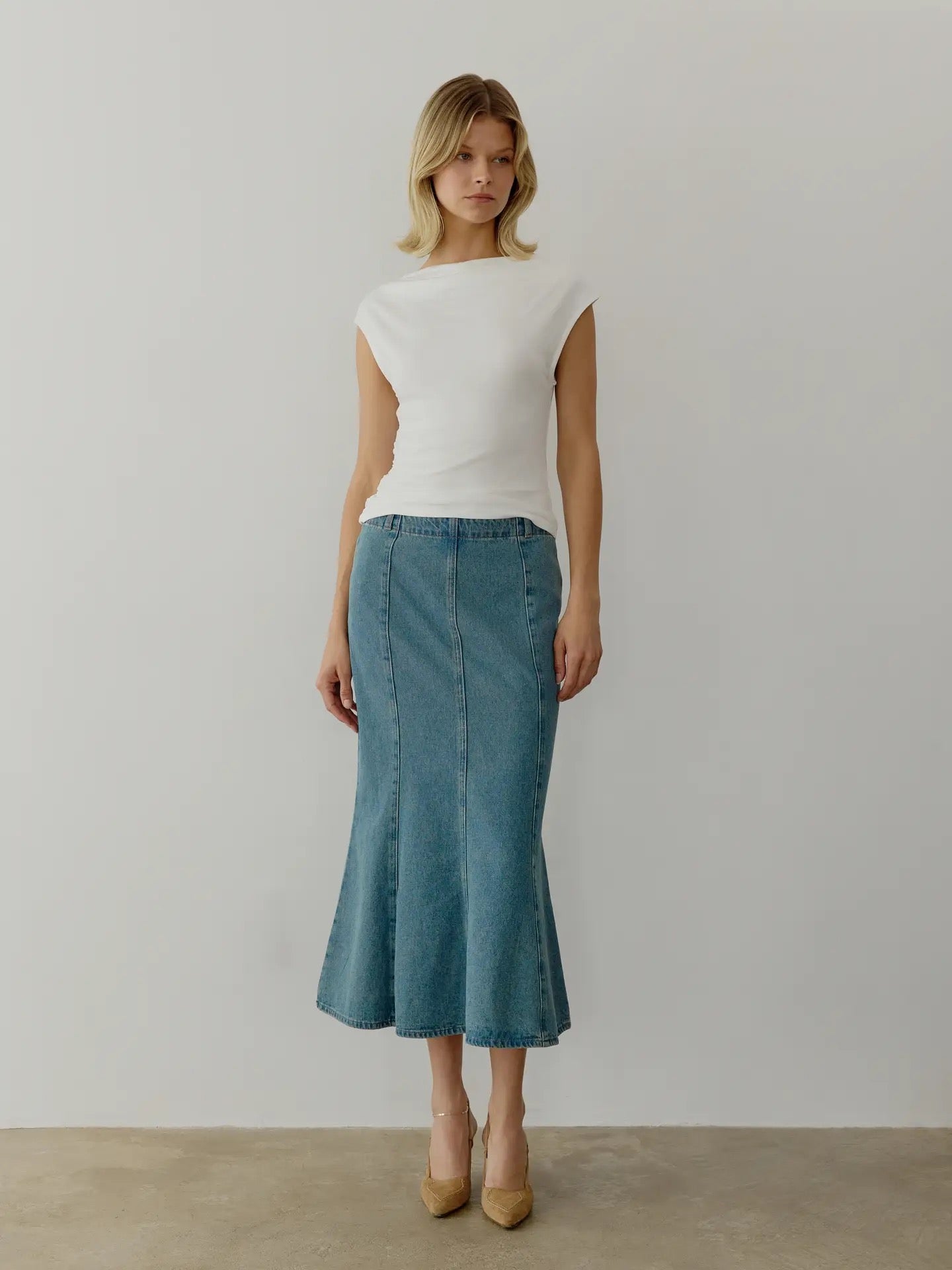 The Areis Denim Skirt
