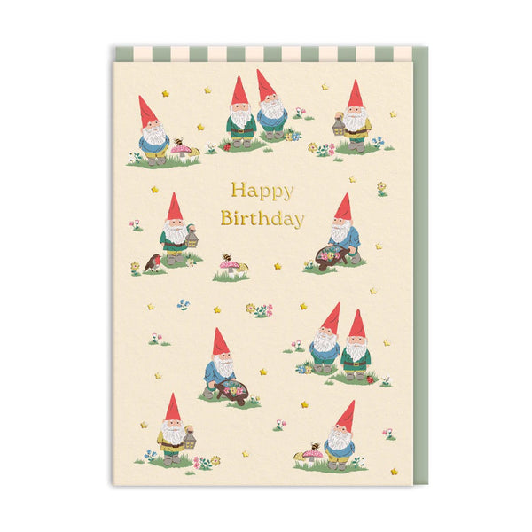 Birthday Gnomes Greeting Card