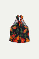 Famara Floral Halter Top