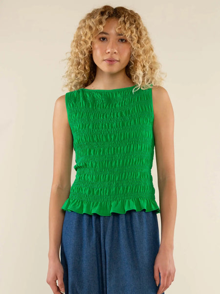 Glo Boat Smocked Top