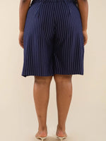 Noah Pinstripe Long Shorts