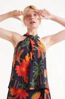 Famara Floral Halter Top