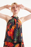 Famara Floral Halter Top
