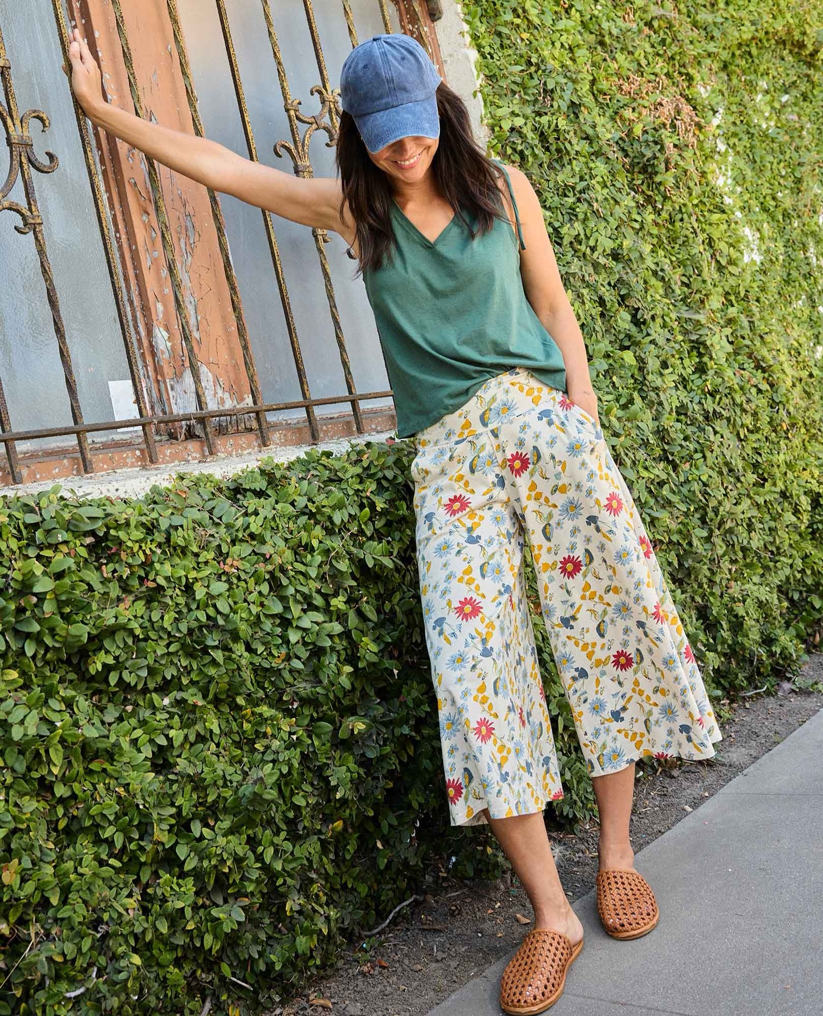 Chaka Culotte - Almond Print