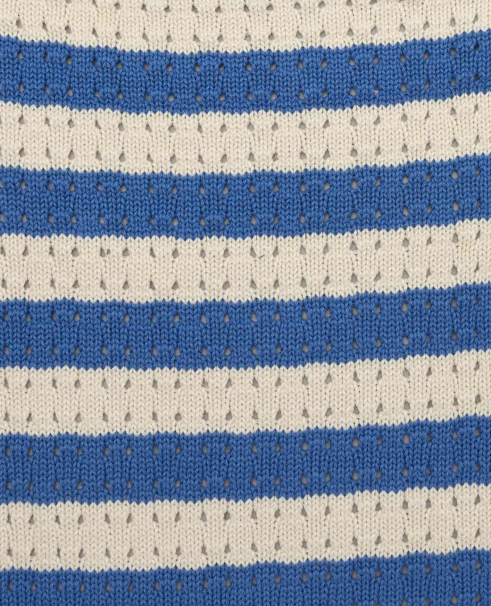 Bianca Pointelle Cardigan - Salt Pattern