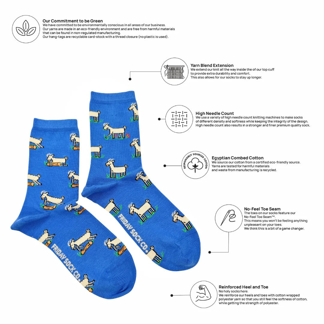 Goats This Did Good Mismatched Sock