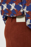 Brown Cord Skirt