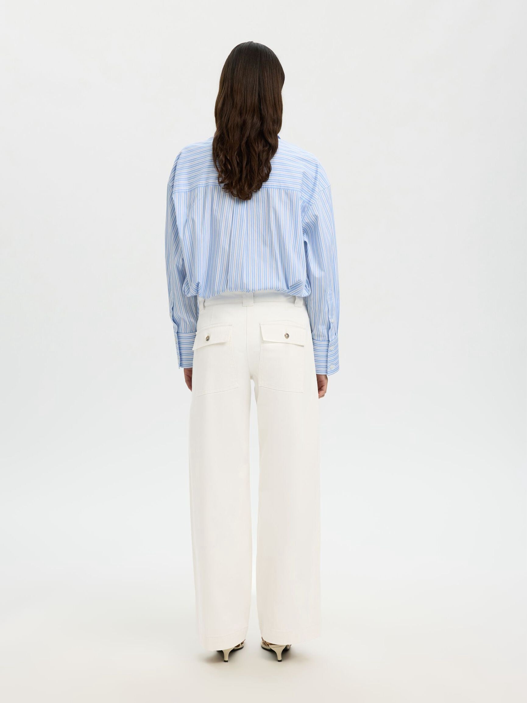Wide Hotel Amour Pant - Egret