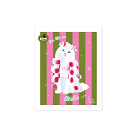 La Vie Est Belle Kitty Portrait Print