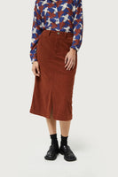 Brown Cord Skirt