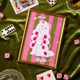 La Vie Est Belle Kitty Portrait Print