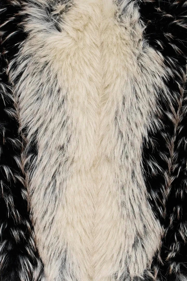Flaxa Jacket - Spotted Faux Fur