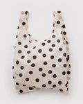 Standard Baggu - Cream & Black Polka Dot