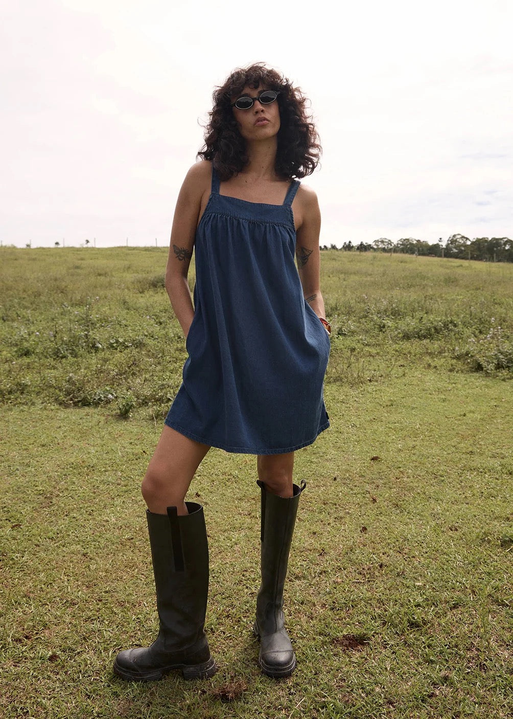 Palmer Mini Dress - Ink
