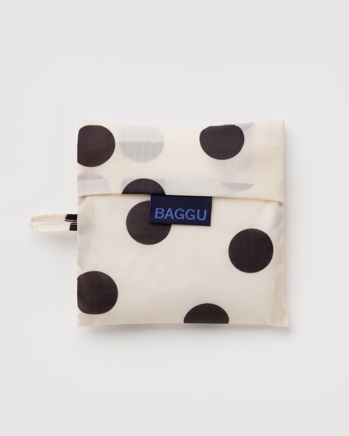 Standard Baggu - Cream & Black Polka Dot