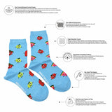 Happy Food This Did Good Mismatched Sock