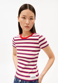 Kardaa T Shirt - Light Oatmilk/Mars Red/Dynamo Blue