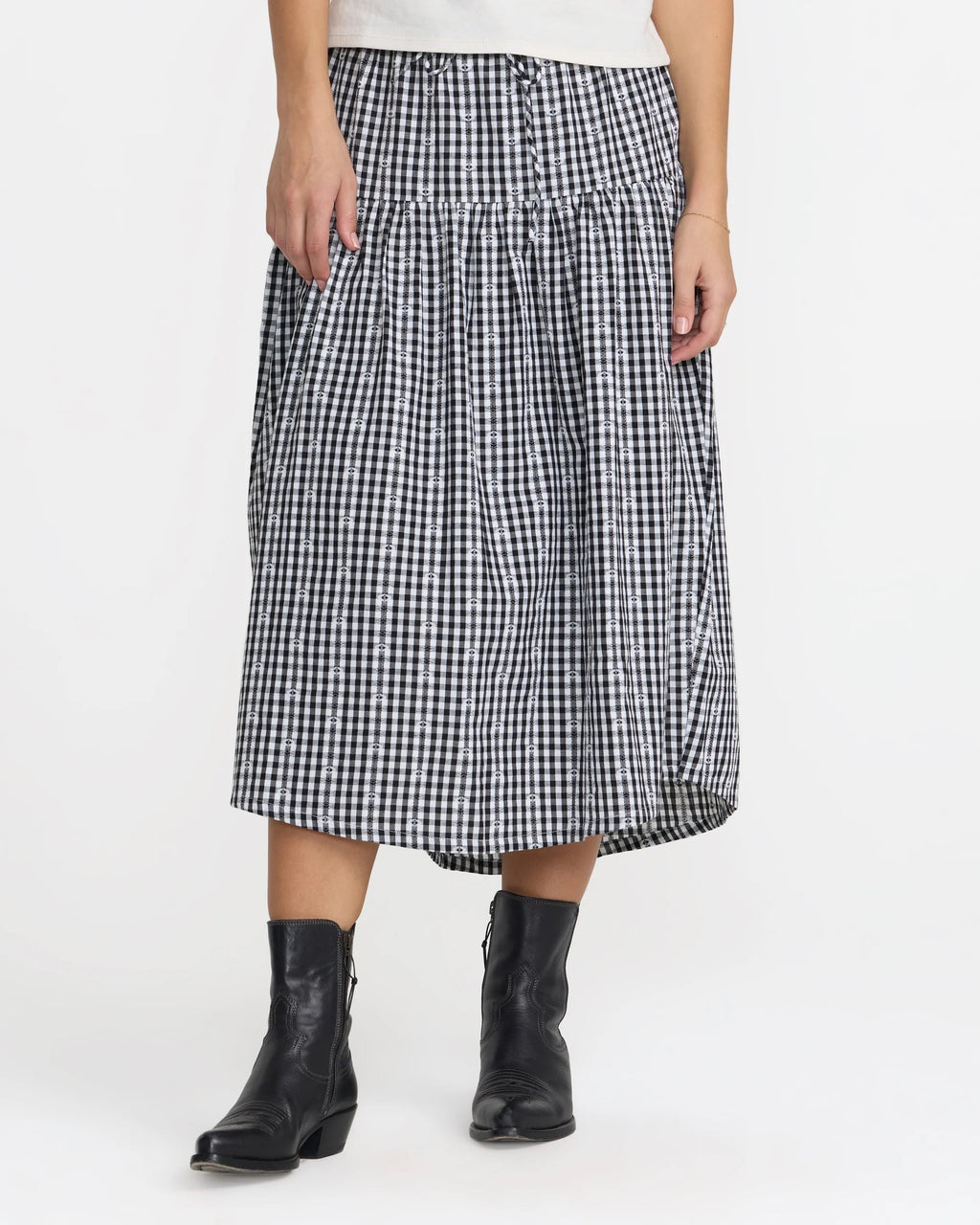 Go West Midi Skirt - RVCA Black