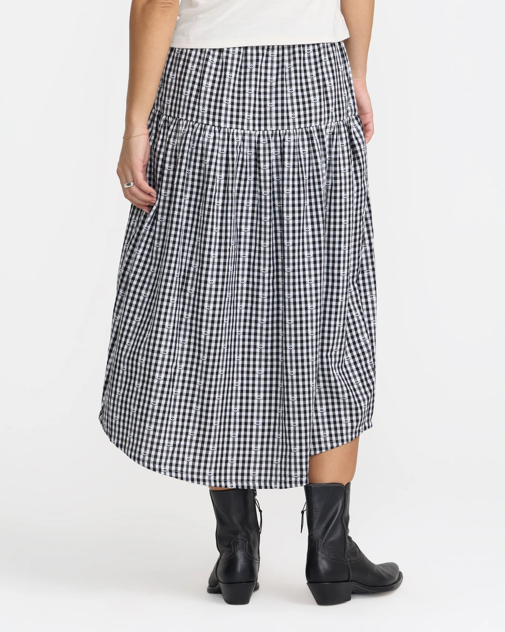 Go West Midi Skirt - RVCA Black