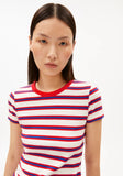 Kardaa T Shirt - Light Oatmilk/Mars Red/Dynamo Blue