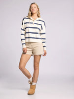 Brighton Top - White/Blue