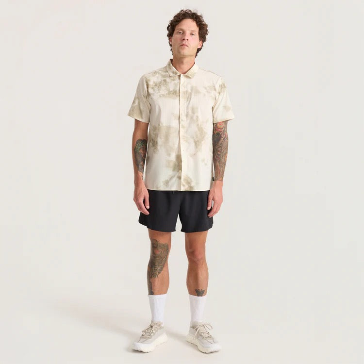 Bless Up Trail Shirt - Ivory Crystal Wash