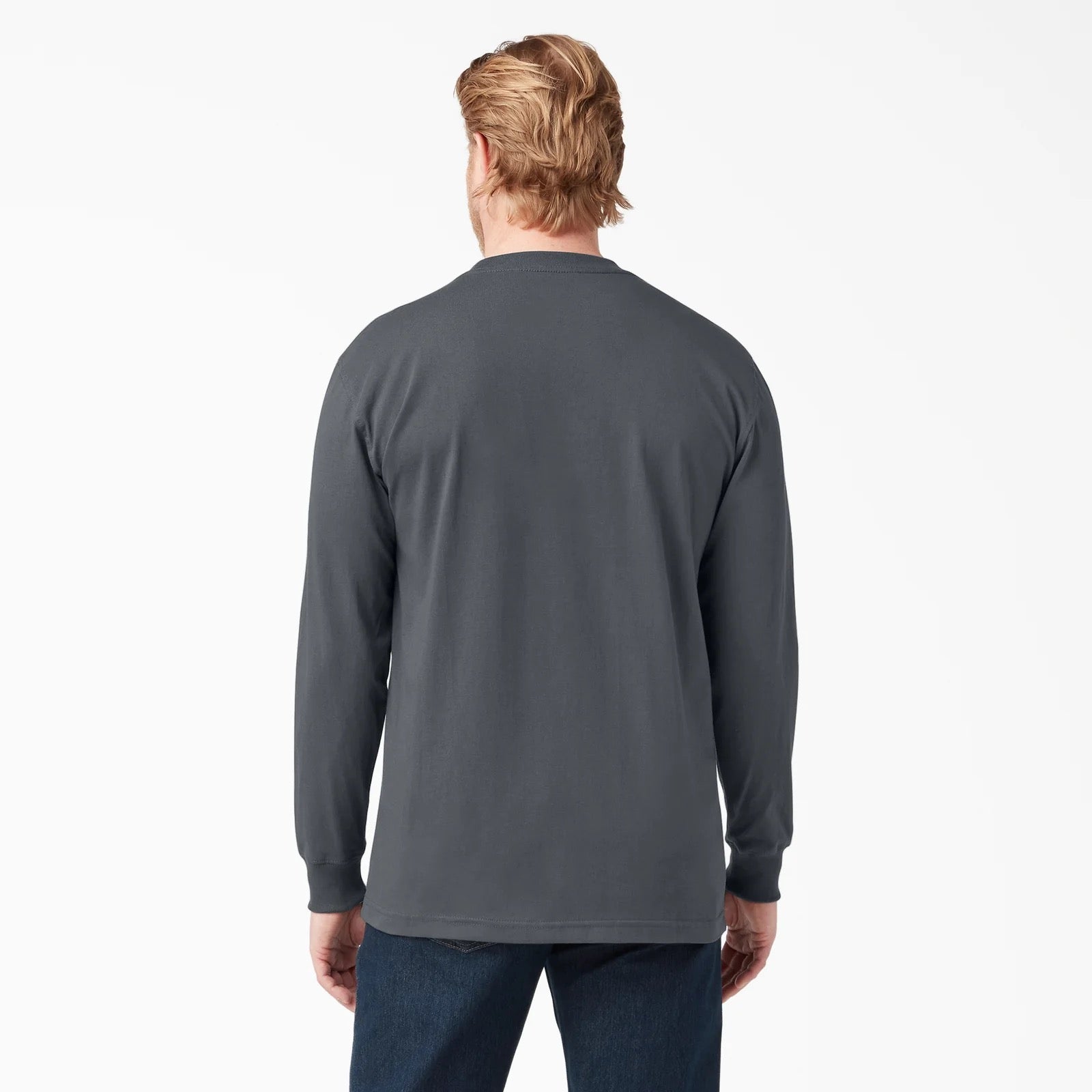 Long Sleeve Heavyweight Crew Neck - Charcoal