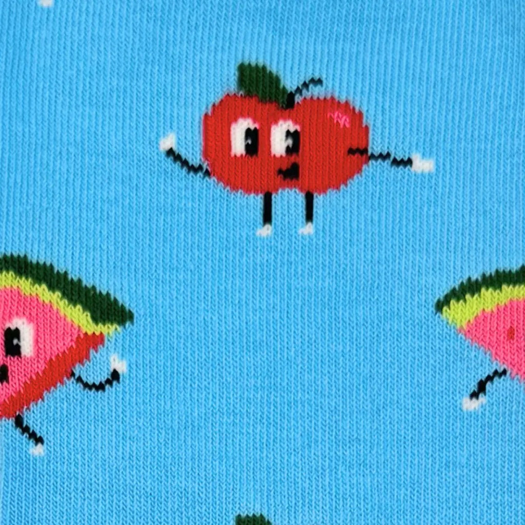 Happy Food This Did Good Mismatched Sock