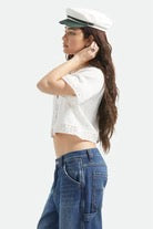 Seaside Eyelet Top - Off White