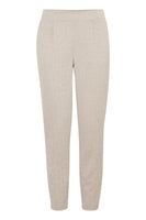 Kate Jacquard Pant - Fungi/Almond Milk
